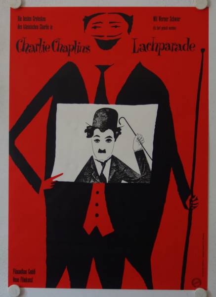 Chaplin Parade re-release german movie poster